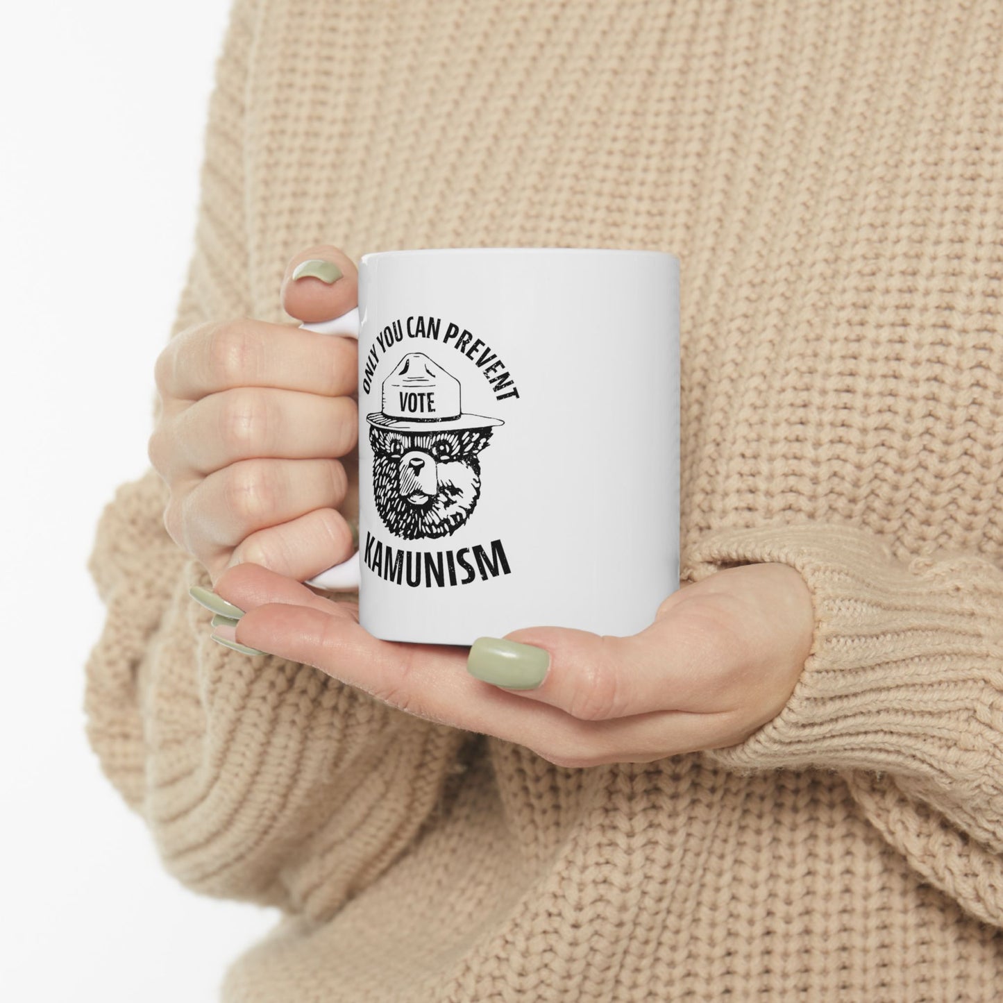 2024 Presidential Election Mug, Vote Anti-Communism, Funny Political Mug, Pro Freedom, Anti Liberal, Trendy Humor Coffee Cup