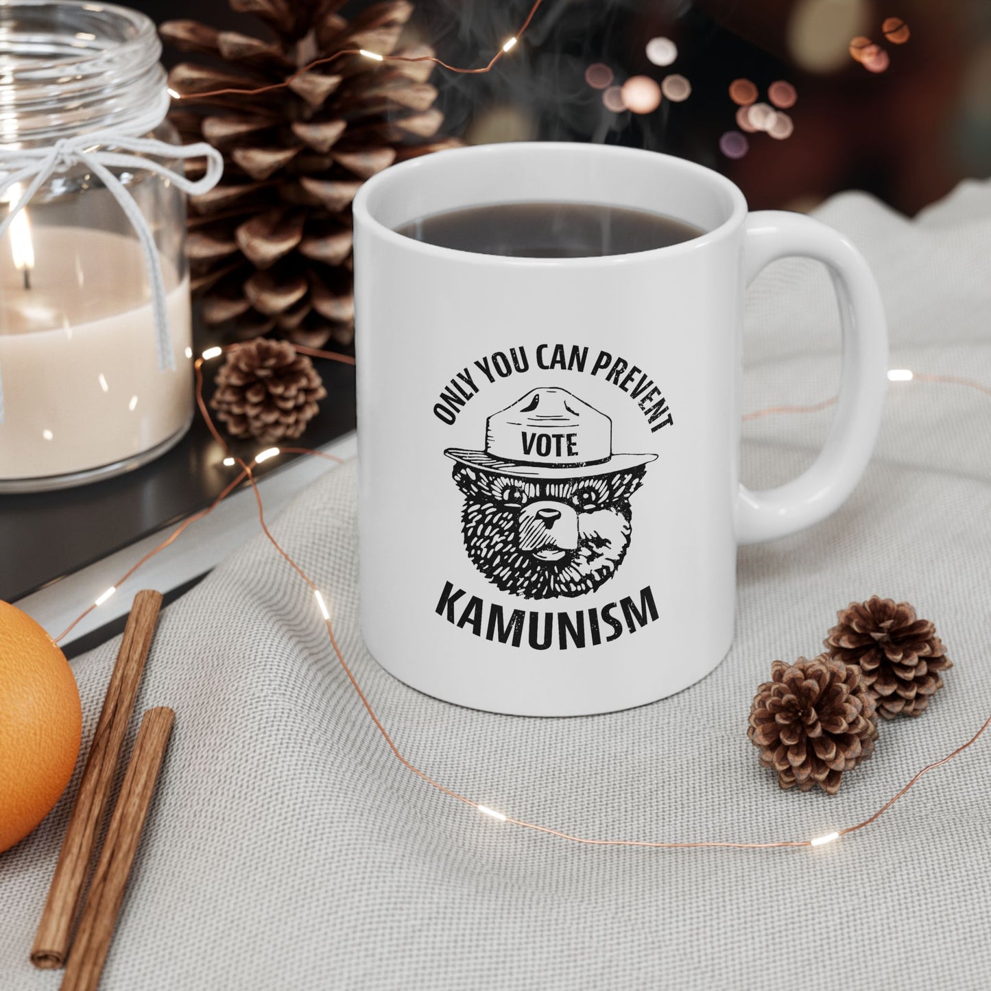 2024 Presidential Election Mug, Vote Anti-Communism, Funny Political Mug, Pro Freedom, Anti Liberal, Trendy Humor Coffee Cup