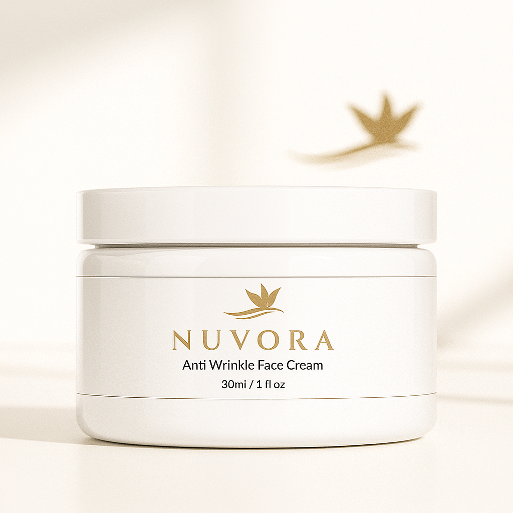NUVORA LuxeLift Anti-Wrinkle Cream – Clinically Proven to Reduce Wrinkles by 73% | Tri-Peptide Infused | Smooths, Firms & Refines Pores | 30ml